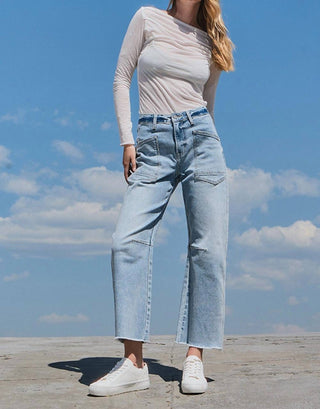 Flying Monkey - High Rise Barrel Jean