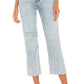 Hudson - Remi High Rise Straight Cropped Jean