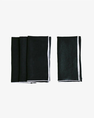 Borrowed Blu - Stone Washed Linen Napkins Set Of 4