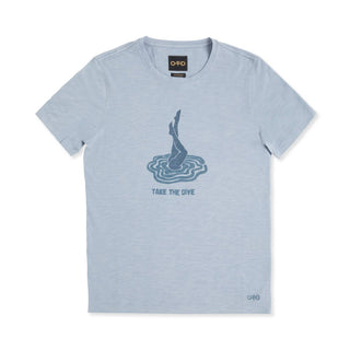 On This Day - "take the dive" Graphic Short Sleeve Knit Tee
