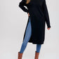 Bluivy - Sophia High Slit Longline Sweater