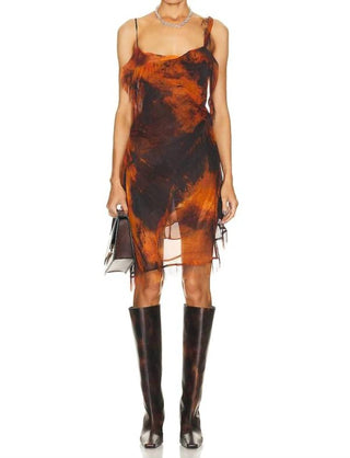 Acne Studios - Pre-loved Draped Strap Dress