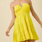 Day + Moon - Veronica Ruched Tiered Mini Dress