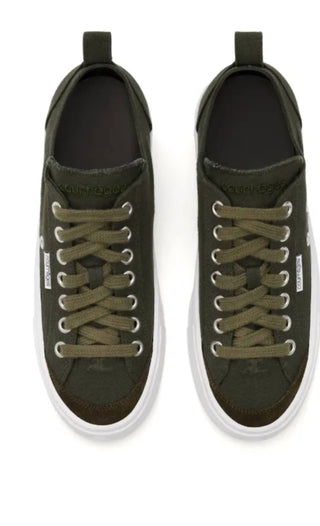 Courreges - Women's Canvas 01 Cotton Low Logo Sneakers