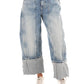 Free People - Olsen Cuffed Barrel Jeans