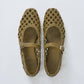 Le Monde Béryl - Mary Jane Woven Leather Flats