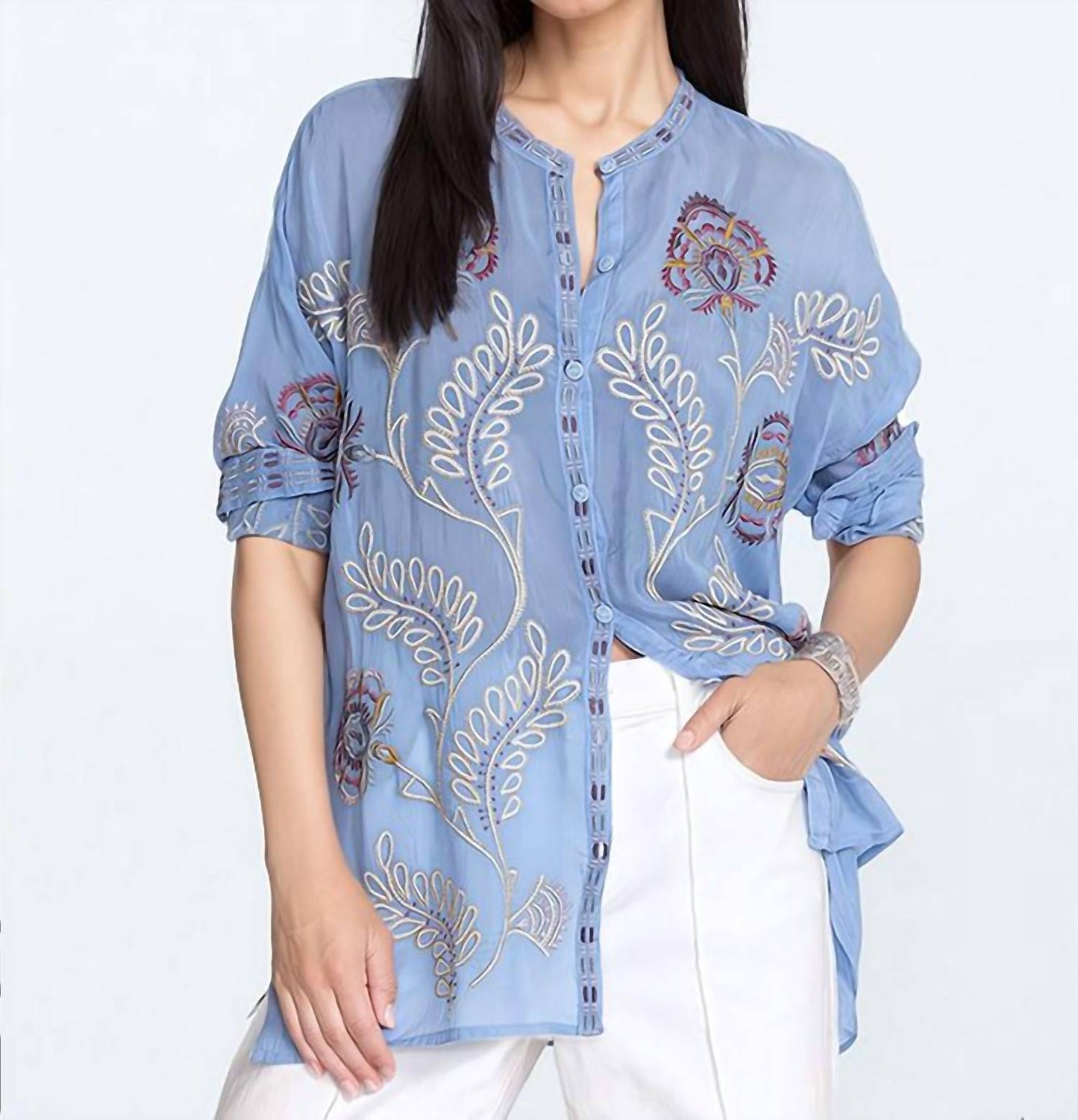 Johnny Was - Slim Audrey Embroidered Tunic