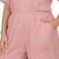 Zenana - Rose V Neck Romper - Plus