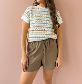 Varley - Ciara Stripe Knit Top