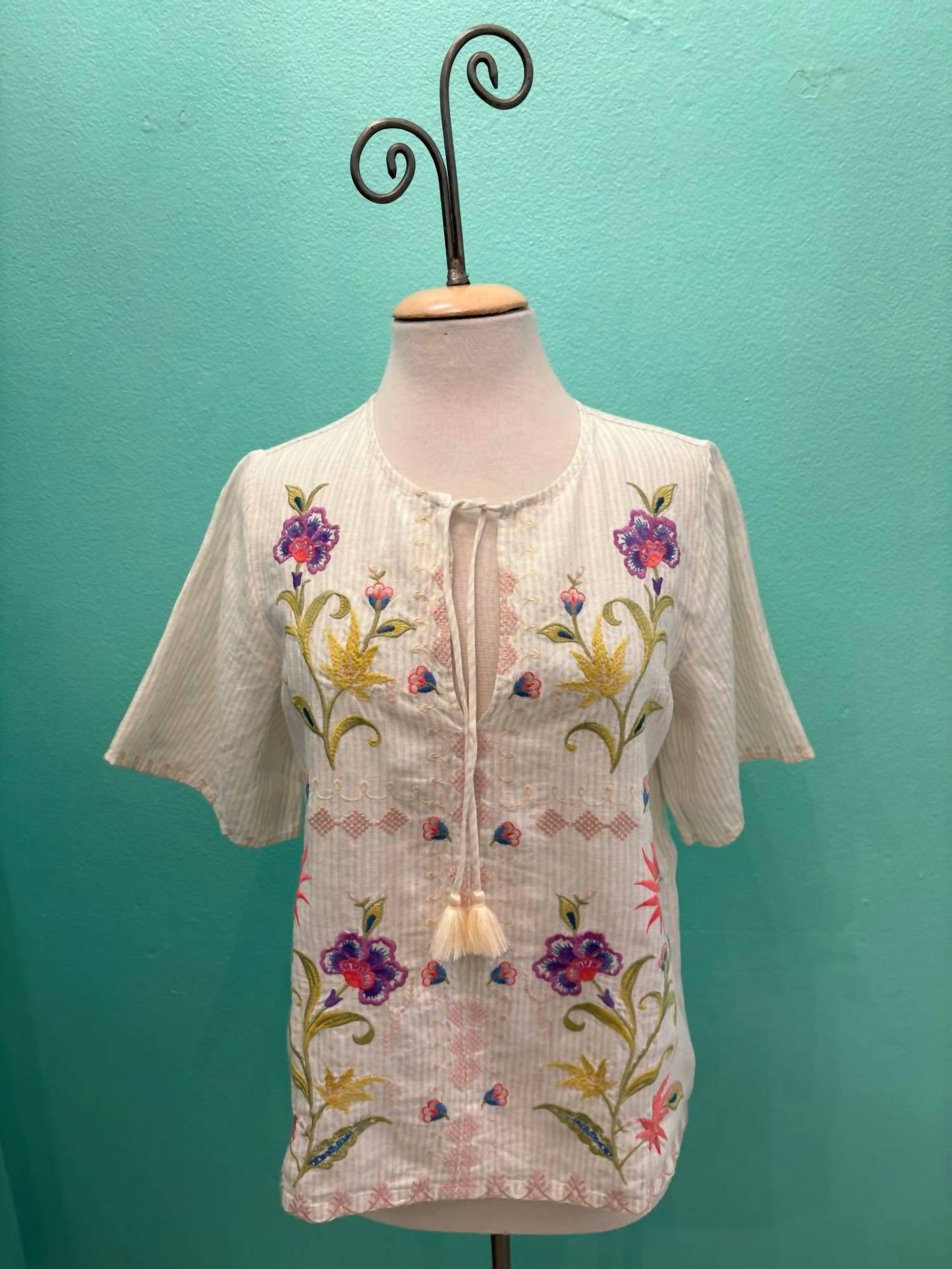 Johnny Was - Calista Ruffle Sleeve Field Blouse