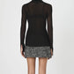 French Connection - Lurex Mix Collared Top