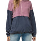 Entro - Color Block Hooded Sweatshirt