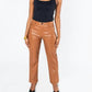 Buddylove - Gomez Vegan Leather High Waisted Ankle Pant