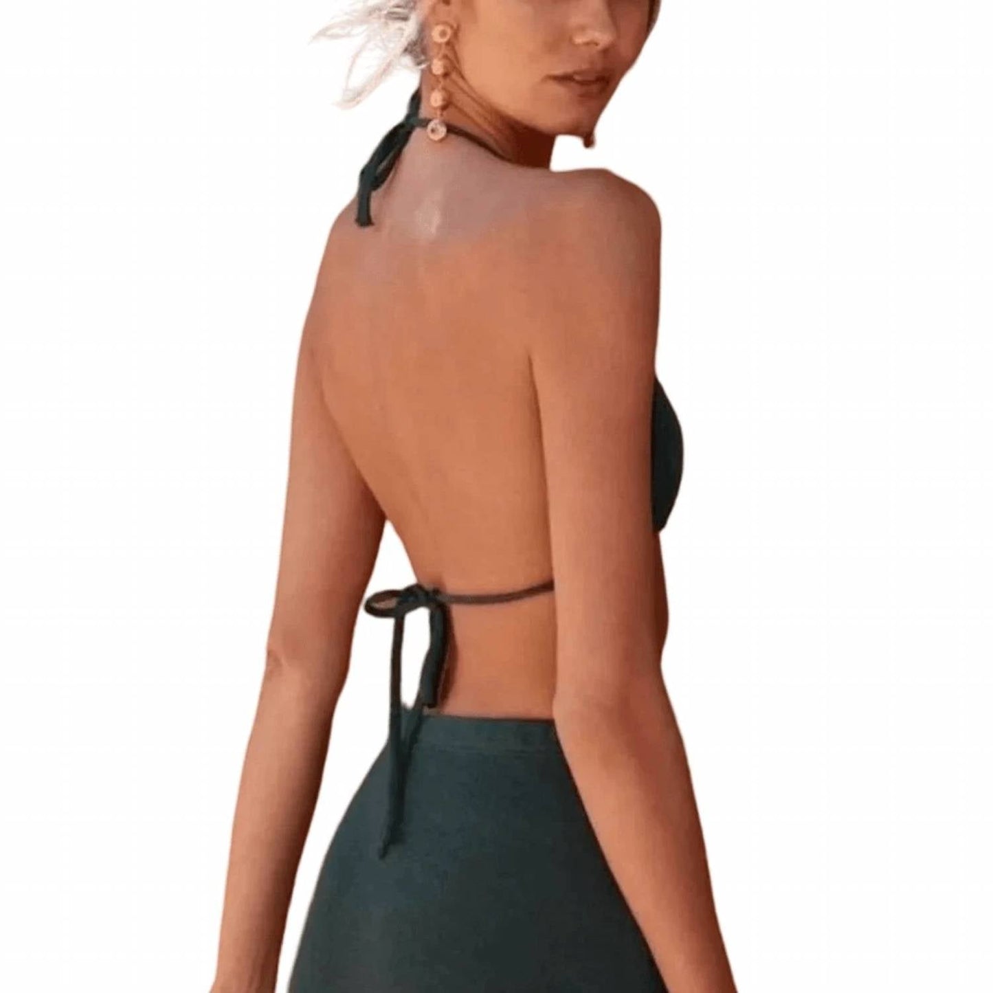 Savannah Morrow - Label Knit Triangle Top
