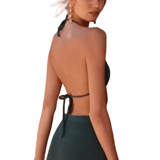 Savannah Morrow - Label Knit Triangle Top