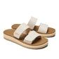 Cobian - Women's Dana Rise Synthetic Leather Strap Sandal