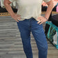 Judy Blue - High Waist Sustainable Cool Denim Cuffed Boyfriend Jeans