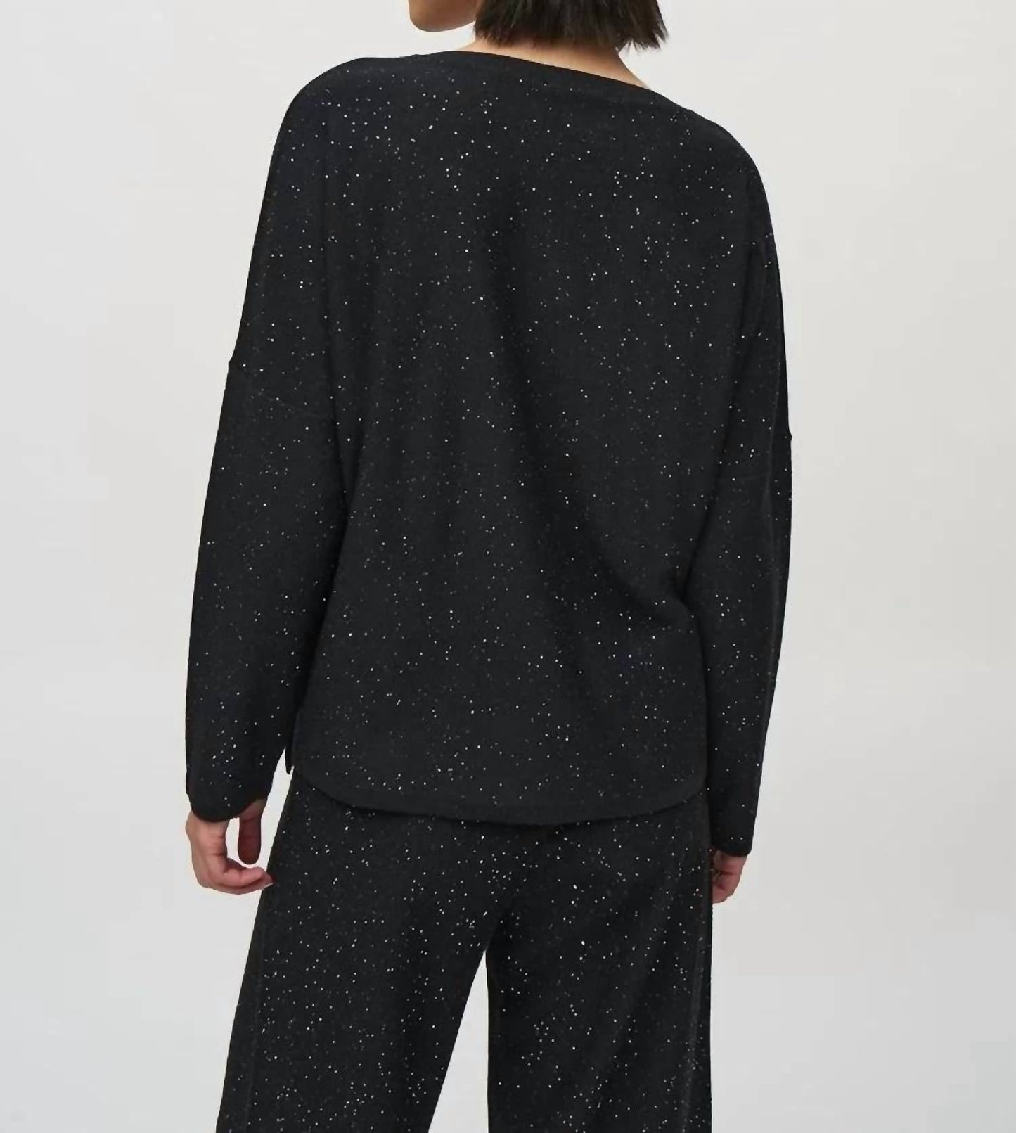 Joseph Ribkoff - Equined Sweater Knit Boxy Top