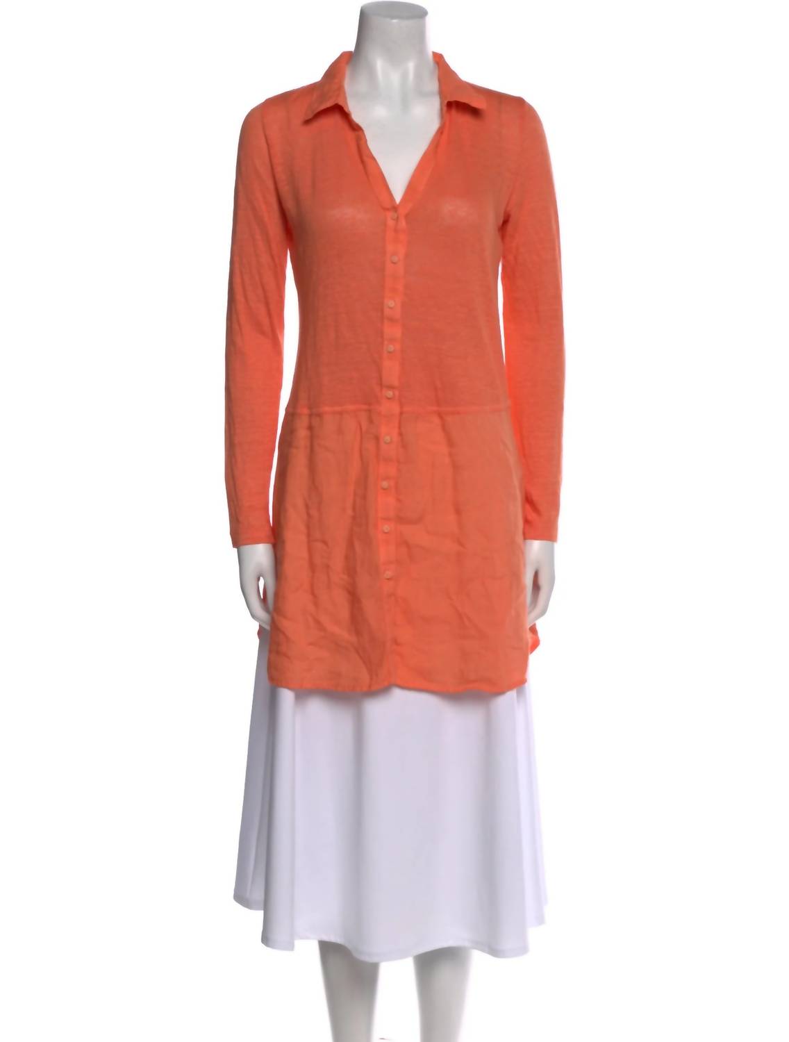 120% Lino - Women's Linen Shirt Dress