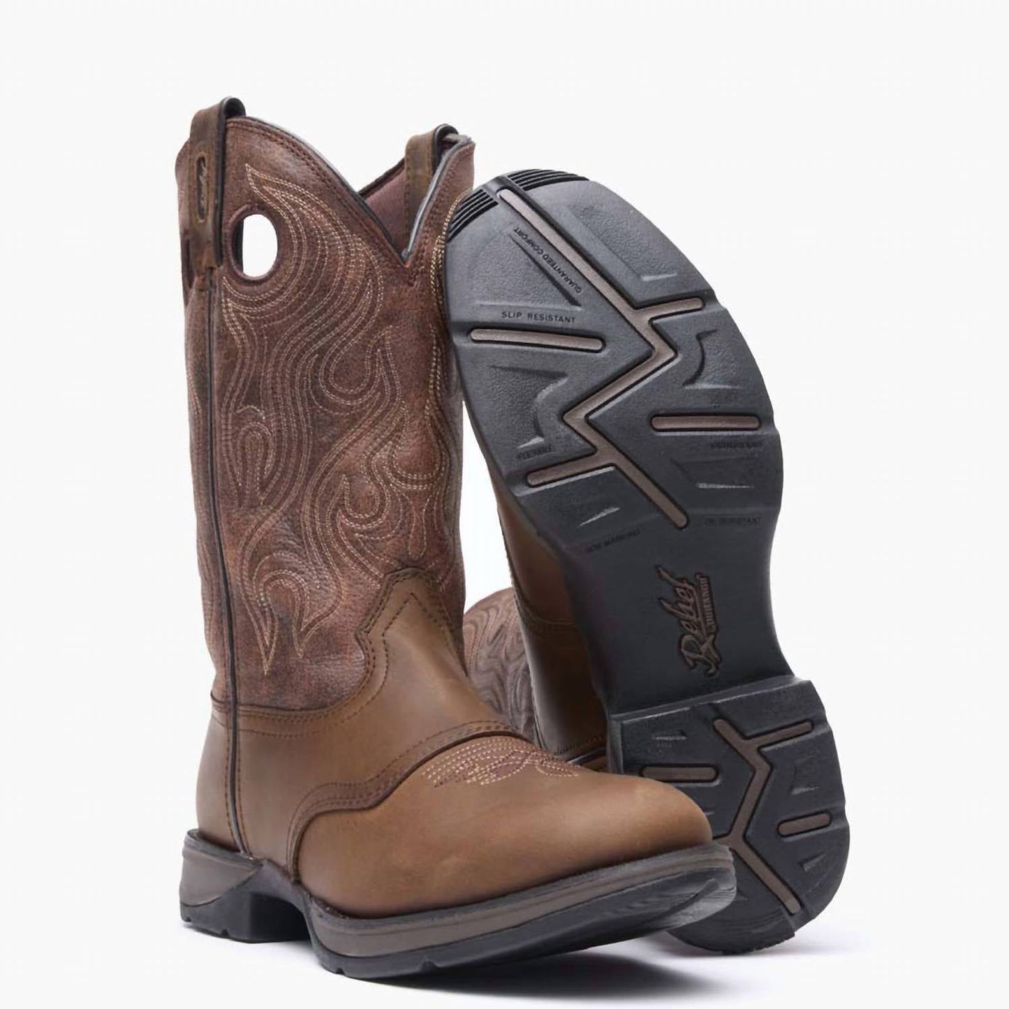 Durango Boots - Men's Round Toe Rebel Saddle Western Boot