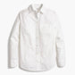 J.Crew - Button-up Cotton-blend Poplin Shirt In Signature Fit - Petite