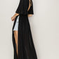 HYFVE Tie Back Maxi Split Cover Up Dress