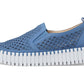 Ilse Jacobsen - Women's Tulip Platform Perforated Tennis Shoe
