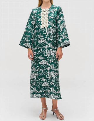 Oroton - Garden Toile Tunic Maxi Dress