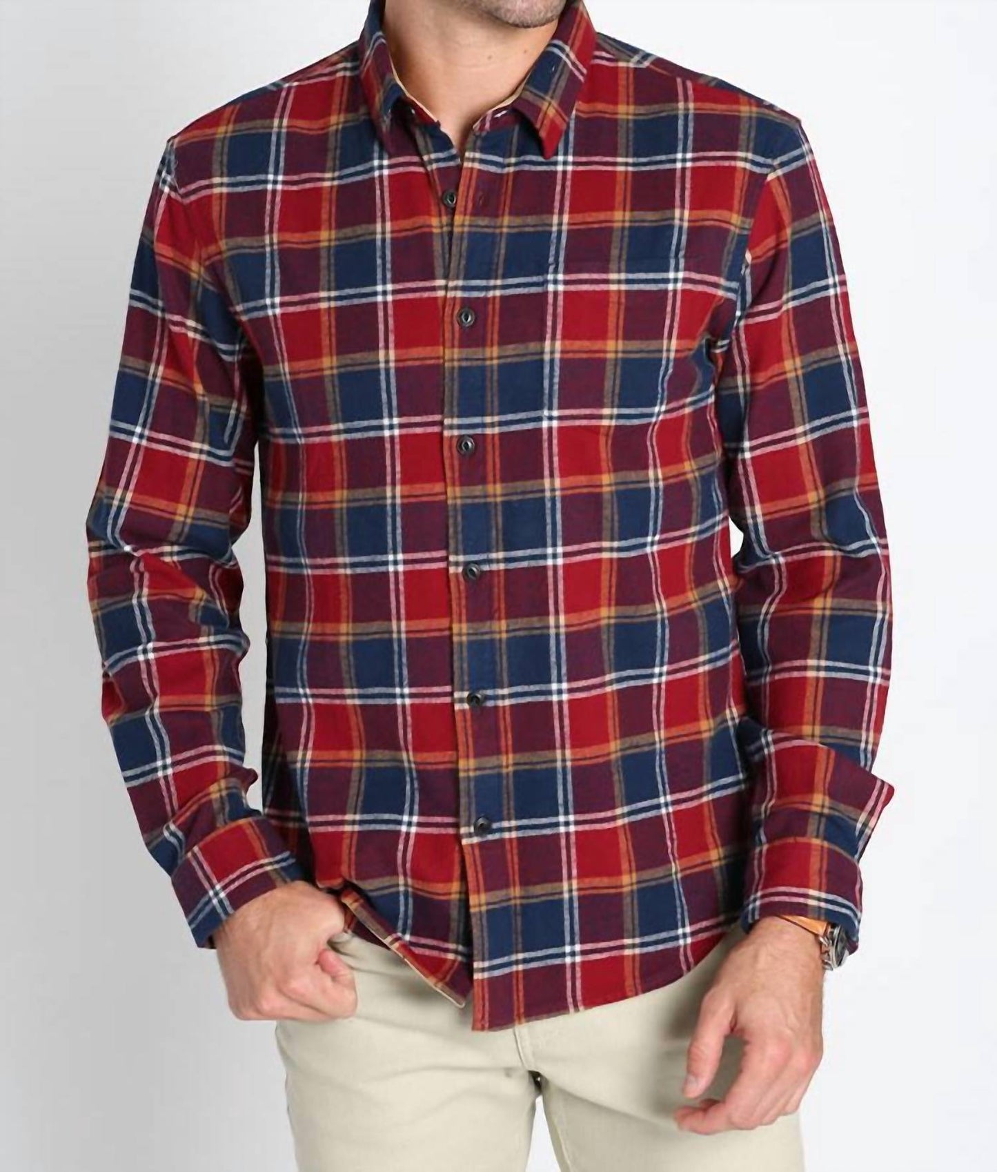 Jachs New York - Stretch Midweight Flannel Workshirt