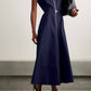 Brandon Maxwell - Jace Short Sleeve Collared Dress