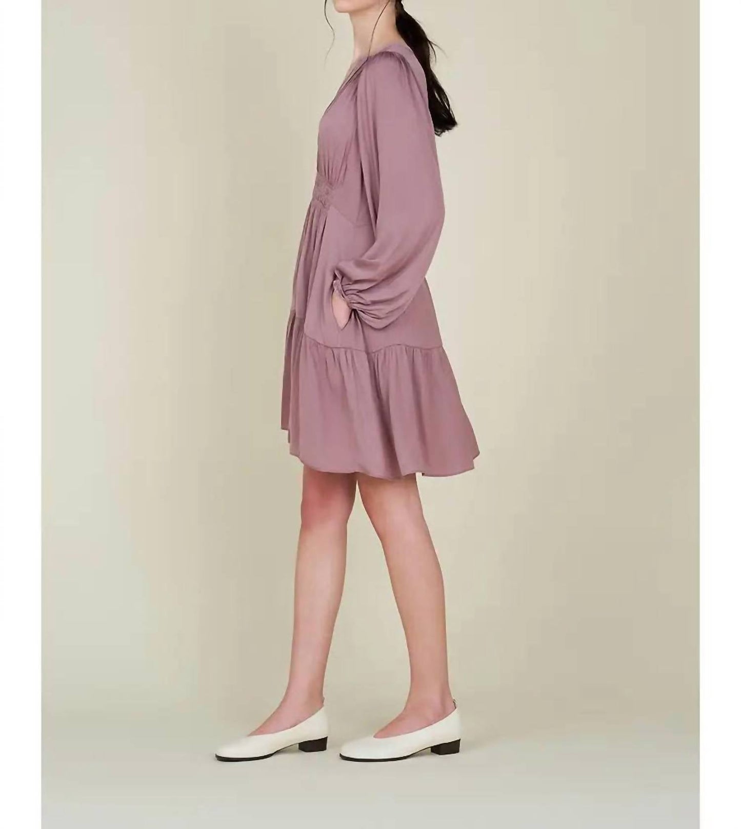 Grade & Gather - Longsleeve Satin Mini