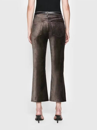 Frame - Le Crop Mini Boot Velvet High Rise Jeans