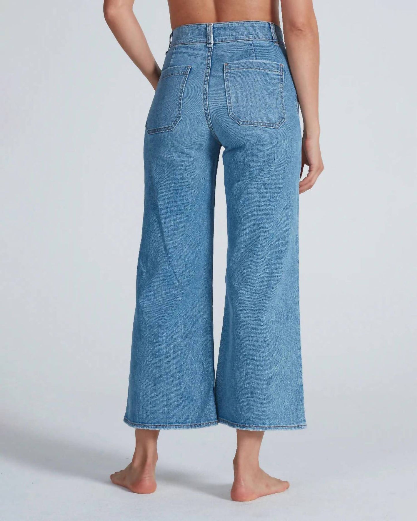 Askk Ny - Cropped Sailor Jeans