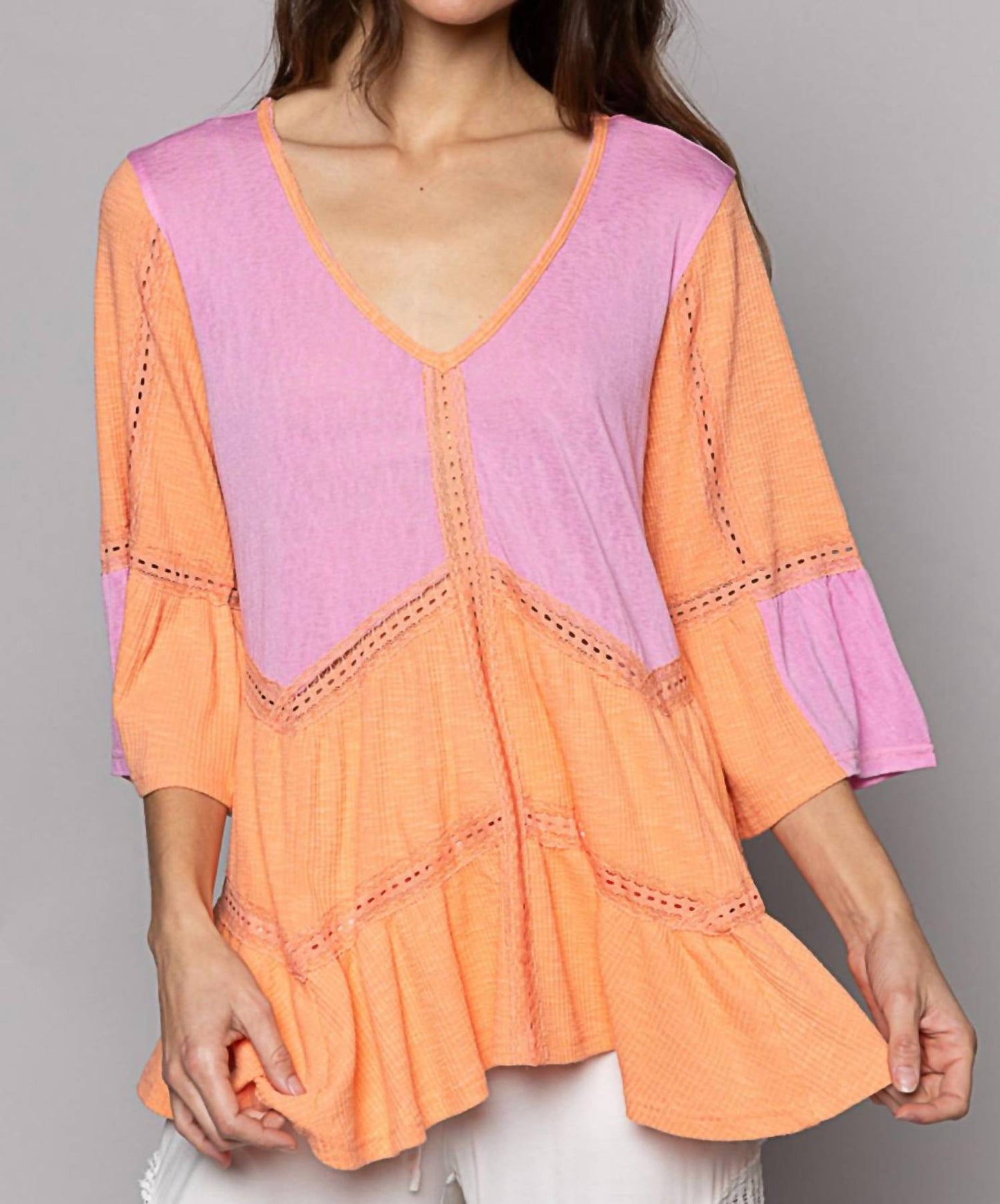Pol - Jada Bell Sleeve Top