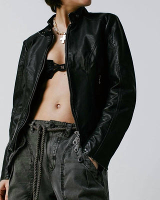 Free People - Vegan Moto Jacket