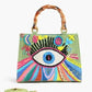 America & Beyond - Women's Groovy Evil Eye Handbag