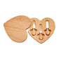 Creative Gifts International - Heart-Shaped Cheese Board & Tool Set