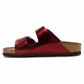 Birkenstock - Women's Arizona Metallic Leather Soft Footbed