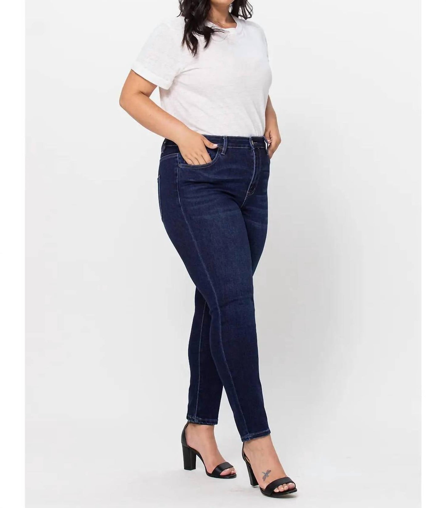 Vervet By Flying Monkey - Curvy High Rise Skinny Jeans
