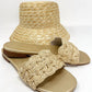 Coco Indigo - Women's Capri Textured Band Slip-on Sandals