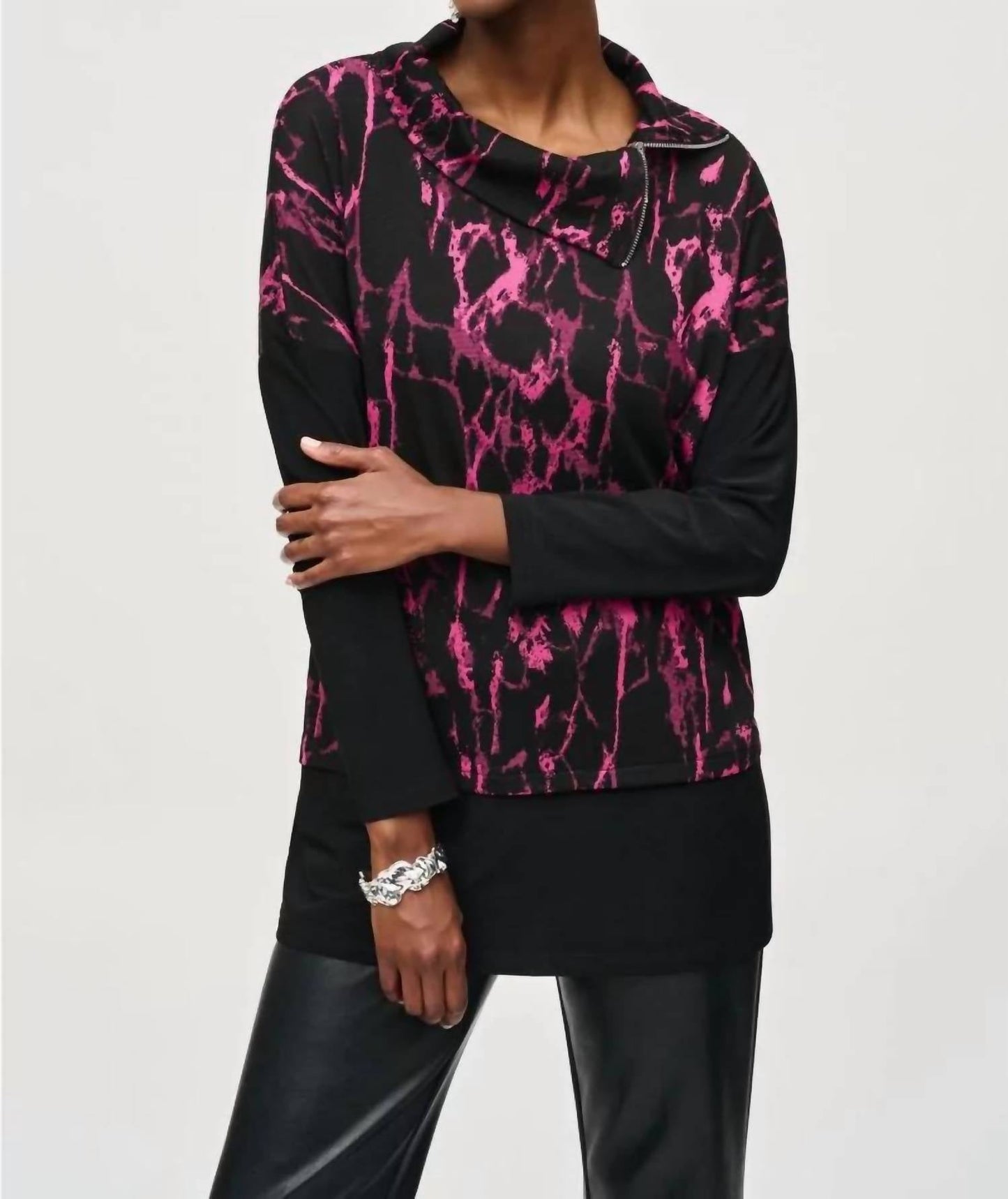 Joseph Ribkoff - Cowl Neck Boxy Sweater