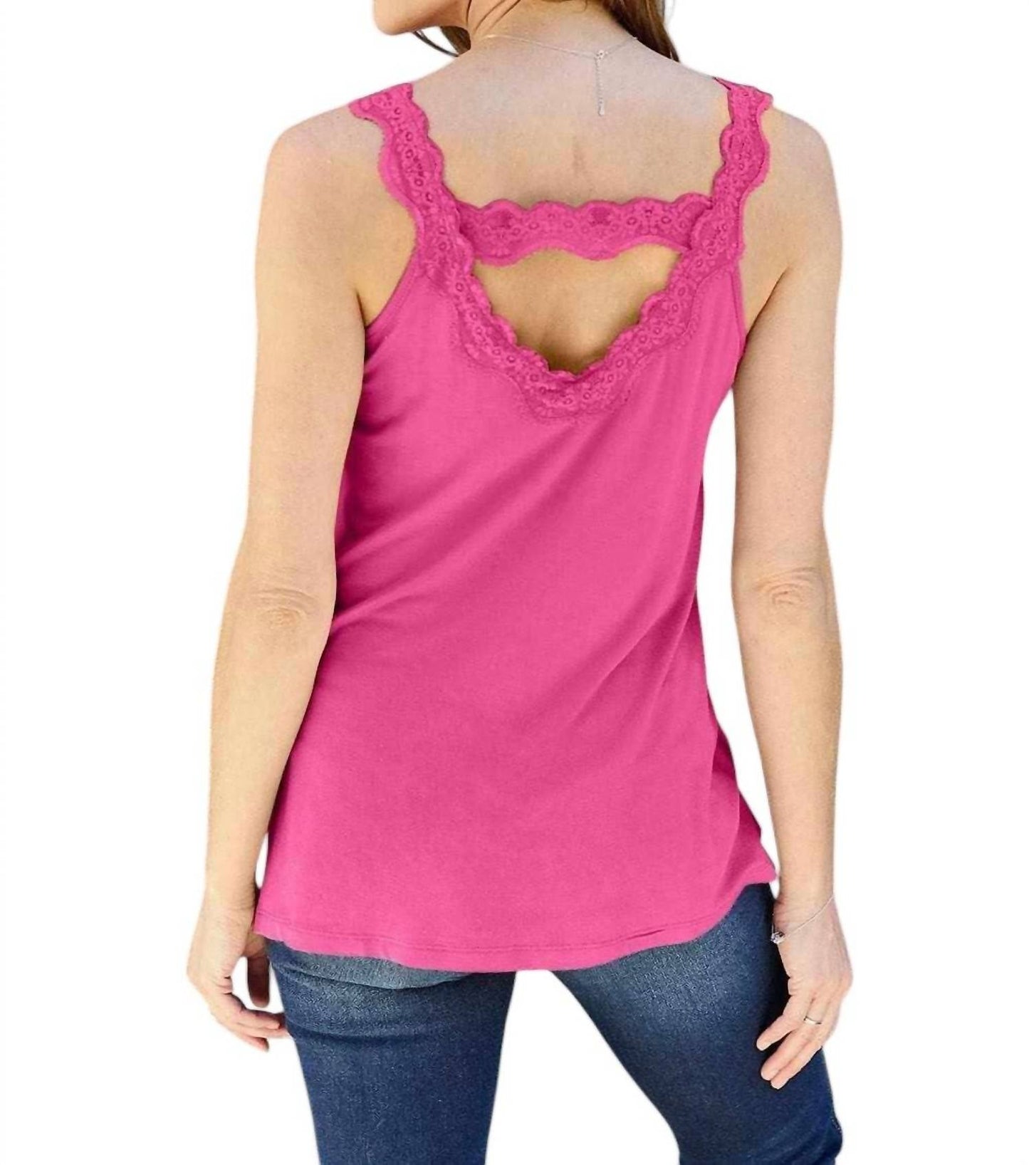 Basic Bae - Effortless Elegance Lace V-Neck Cami
