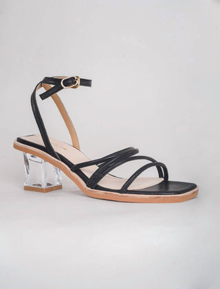 All Black - Women's Ms. Glamour Sandal