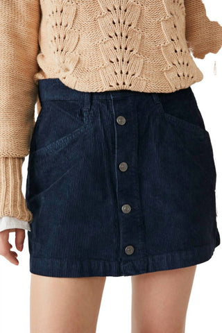 Free People - RAY CORD MINI SKIRT