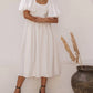 Bali Elf - Cherie Puff Sleeve Midi Dress