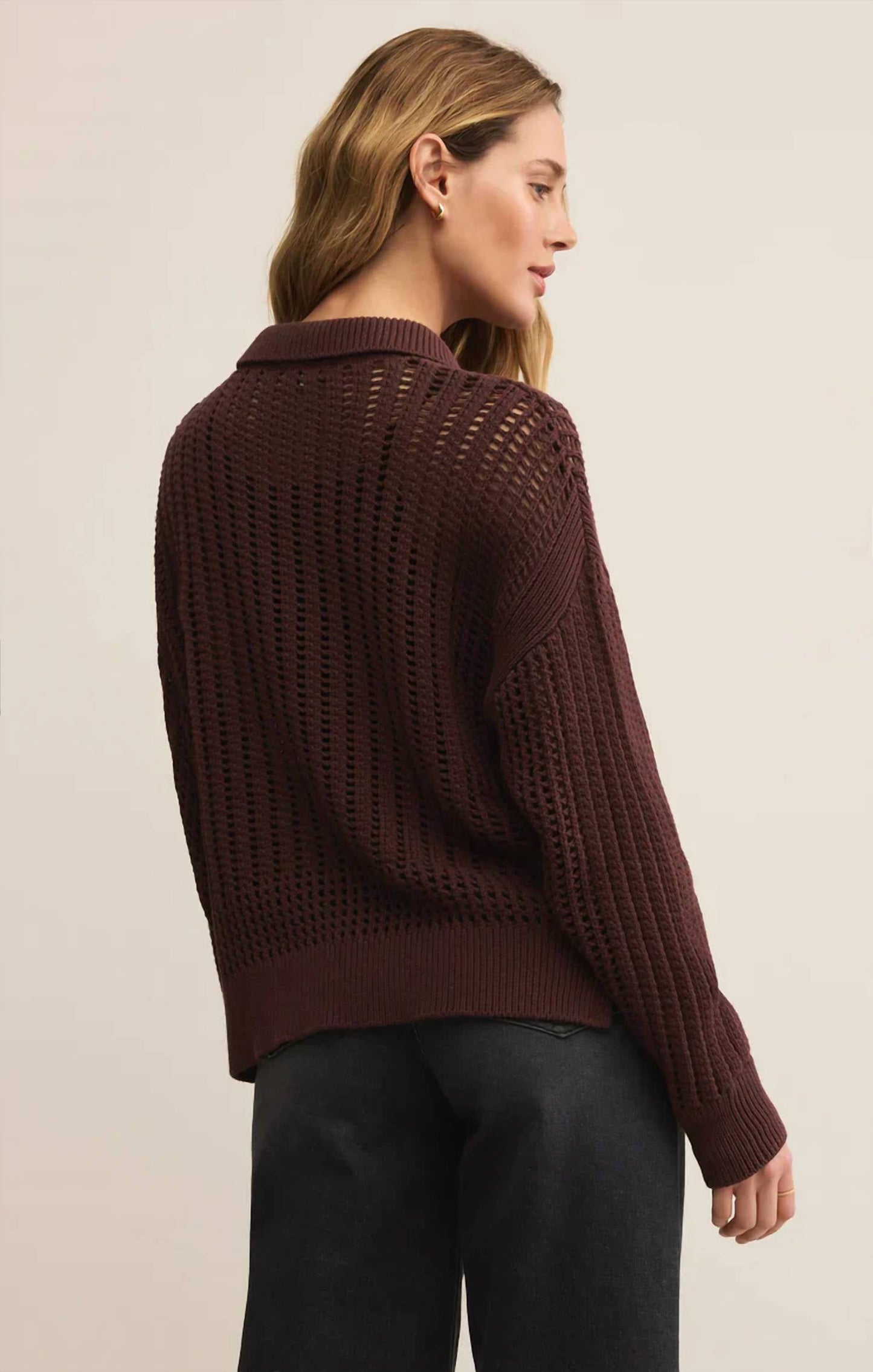 Z Supply - Looking Glass Crochet Sweater
