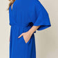 Double Take - Chic Surplice Wide Leg Jumpsuit