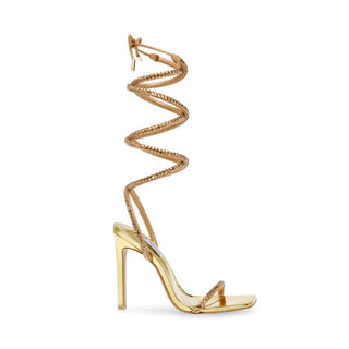 Steve Madden - Women's Uplift-r Strappy Square Toe Stiletto High Heel Sandal