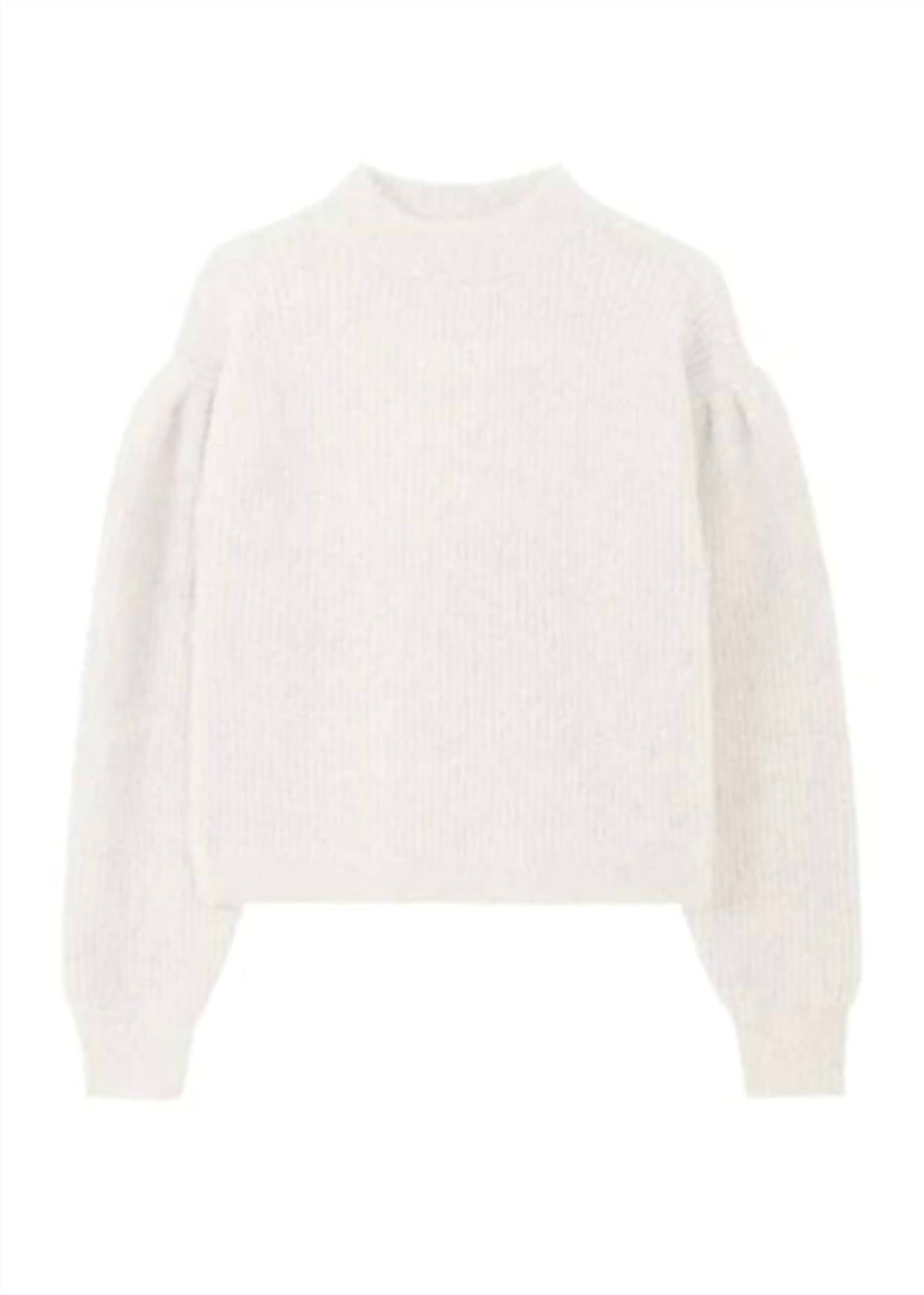 525 America - Fass Boucle Puff Sleeve Pullover Sweater