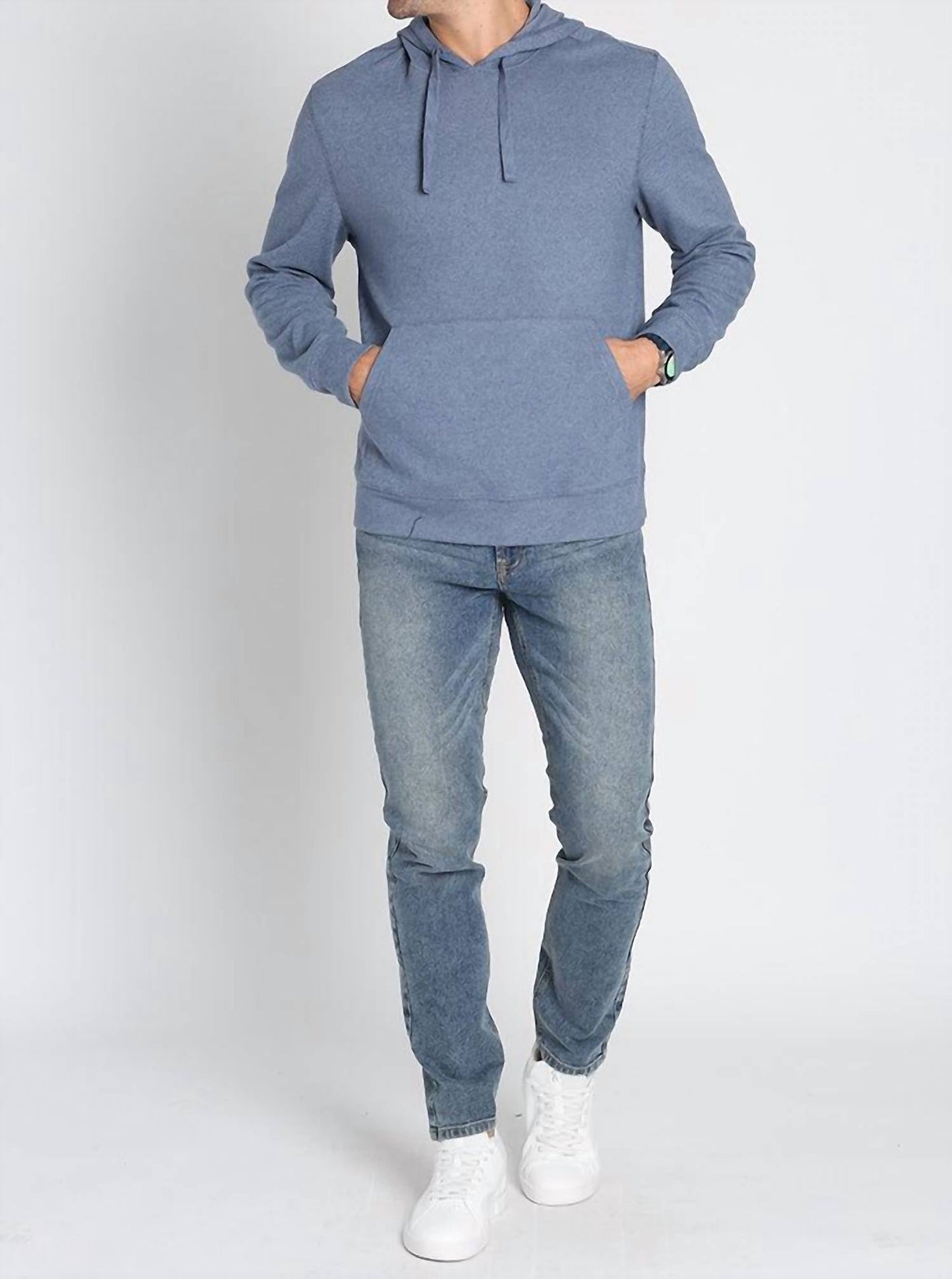 Jachs New York - Knit Flannel Hoodie